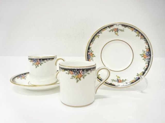 WEDGWOOD　ウェッジウッド　オズボーン　デミタスカップ＆ソーサーペア　洋食器